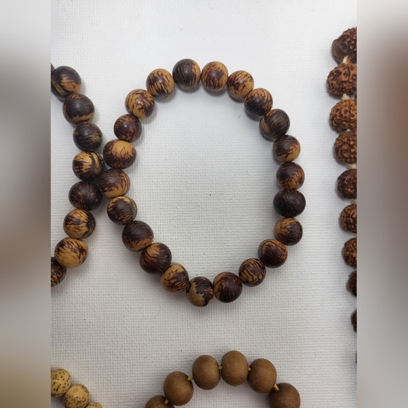 9 VINTAGE Pieces Set - Lotus, Bodhi, Mala and More - Picture 8 of 16
